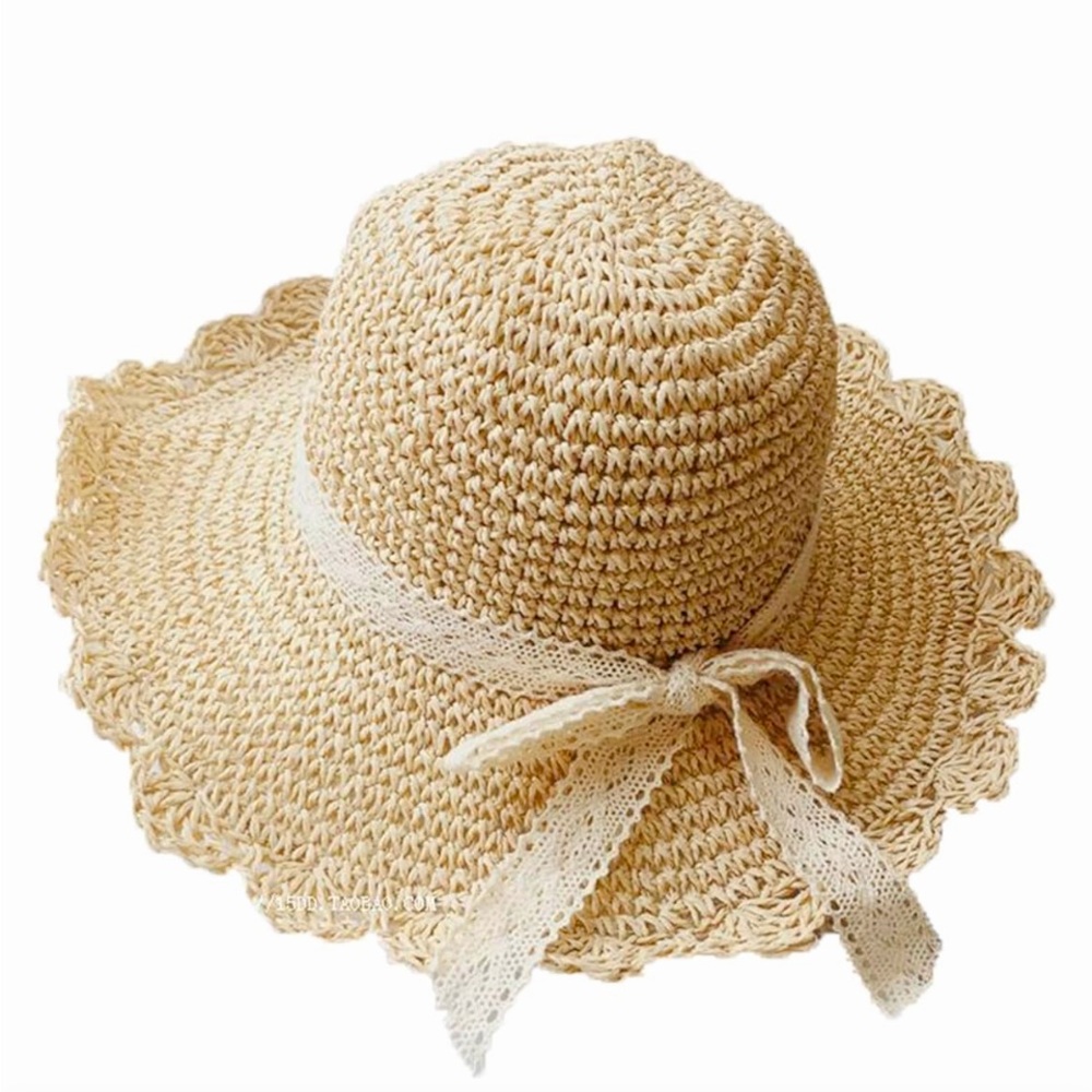Elegant Cream Sun Hat